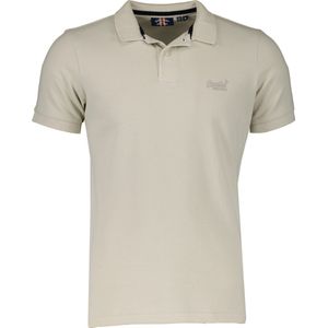 Superdry Polo - Slim Fit - Beige - XXL