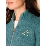 YEST - Donika - Vest - Dark Mint/Melange