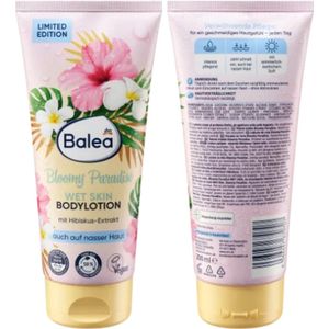 Balea Wet-Skin Body Lotion Bloomy Paradise | 1x 200 ml - Hibiscus-extract | Limited Edition 2025