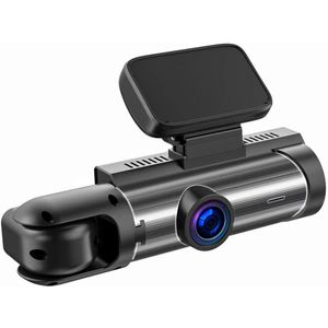 Dashcam voor auto - Inclusief WIFI & APP - Dubbele lens rijrecorder - Bewegingsdetectie en parkeermodus - G-sensor - Full HD - 170° groothoeklens - Loop-opname -met SD-kaart 32 GB