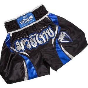 Venum Chaiya Muay Thaï Black Blue Fight Shorts XXL - Jeans Maat 38