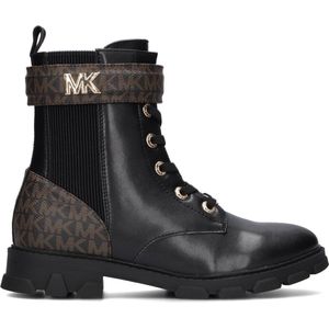 Michael Kors Kids Ridley Stark Veterboots - Laarzen Met Veters - Meisjes - Zwart - Maat 31