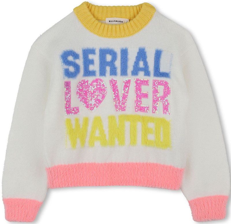 Billieblush - U21386 - Trui - Meisjes - Met Pailletten Jacquard