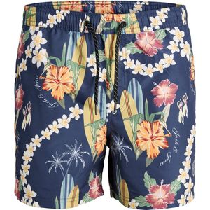 Jack & Jones Junior Zwemshort Jongens ANIMAL Hawaï Print - Maat 176 - Zwembroek