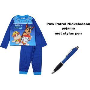 Paw Patrol - Nickelodeon Pyjama - Blauw Multi met Donkerblauwe Broek