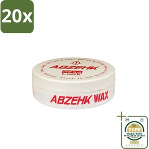 20 x Abzehk - Hair Wax - Red Mega Look - Glanzende Styling & Krachtige Hold - 150ml - Grootverpakking - Haartype - Styling Wax - Hair Wax - Mega Hold - Glans