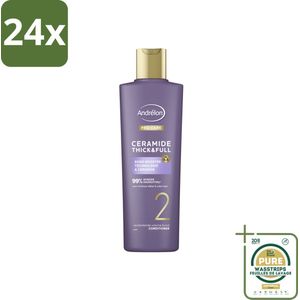 Andrélon – Conditioner – Pro Care Ceramide Thick & Full – 250 ml - Voordeelverpakking - 24 stuks - Haarversterken - Haaruitval verminderen