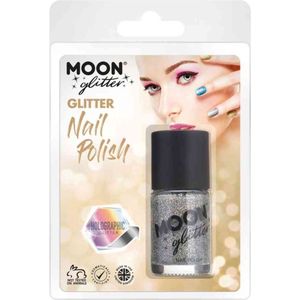 Moon Creations - Moon Glitter - Holographic Nagellak - Zilverkleurig