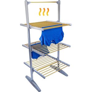 Elektrisch Droogrek - Grijs - Inklapbaar Wasrek