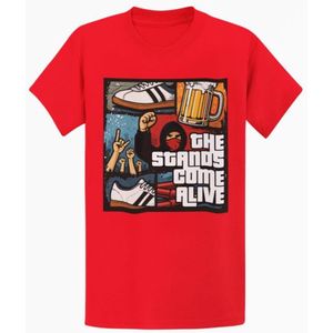 The Stands Come Alive – Rood T-Shirt voor Fans & Supporters - Maat M