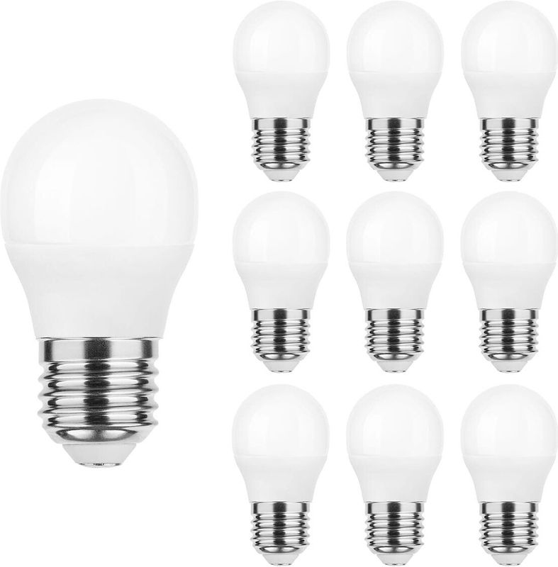 Modee E27 LED Filament Lamp - Extra Warm Wit - 4.9W - 470lm - G45 - Vervangt 40W Gloeilamp - 10 stuks