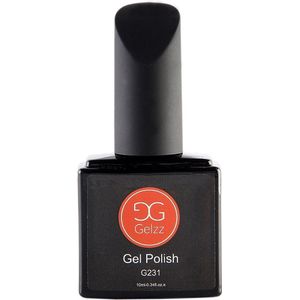 Gelzz Gellak - Gel Nagellak - kleur Butternut G231 - Oranje - Dekkende kleur - 10ml - Vegan