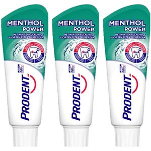 Prodent Tandpasta - Menthol Power - 3 x 75 ml - Voordeelverpakking