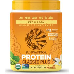 Sunwarrior Proteïne Classic Plus - Vanille - 375 gram