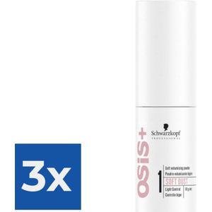 Schwarzkopf OSiS+ Dry Texture Soft Dust - Voordeelverpakking 3 stuks