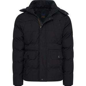 Mario Russo Ranger Jacket - Jas Heren - Winterjas Heren - Waterafstotend - Winddicht - Zwart - XL