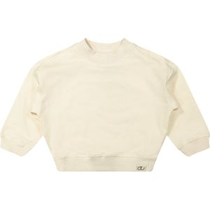 Elias - Oversized jongens trui - gebroken wit - maat 80