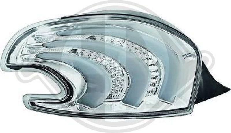 Peugeot - Diederichs 4227995 - Set Achterlichten - Chroom - Transparent