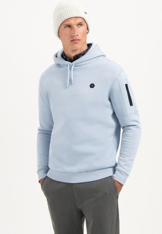 No Excess - Hoodie - Dusty Blue