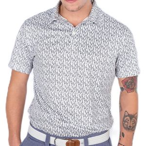 Func Factory mannen Polo blue print maat M