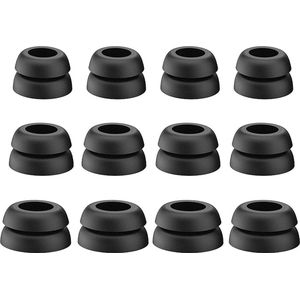 Somstyle Vervangende Oordopjes Set Geschikt Voor Samsung Galaxy Buds Pro - Maat S, M & L - Siliconen - 6 Paar - Zwart