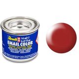 Revell #330 Fiery Red - Satin - RAL3000 - Enamel - 14ml Verf potje