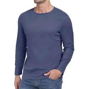 Heren longsleeve shirt met ronde hals - Thermo onderhemd voor het winterseizoen