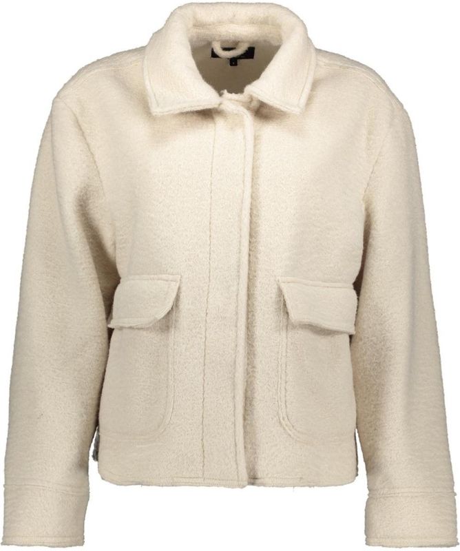 Only Jas Onlsanne Boucle Short Jacket Bf Otw 15358870 Moonbeam Dames Maat - XL