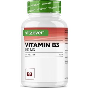 Vit4ever - Vitamine B3 - 500 mg - 365 Tabletten