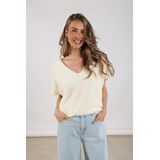 Nukus - Dina Top - Zacht - Beige - Vesten