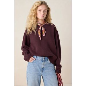 Sissy-Boy - Vesten - Donkerbruin - Met Gouden Knopen