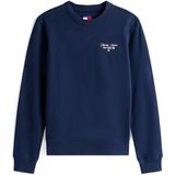 Tommy Jeans - ESS - Sweatshirt - Navy / Wit