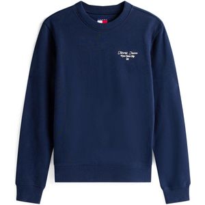 Tommy Jeans - ESS - Sweatshirt - Navy / Wit