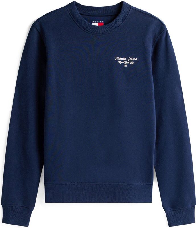 Tommy Jeans - ESS - Sweatshirt - Navy / Wit