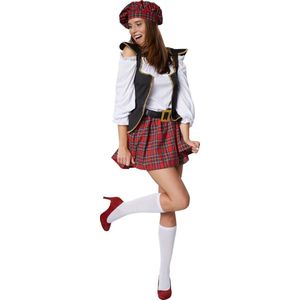 dressforfun - Schotten-girl XL - verkleedkleding kostuum halloween verkleden feestkleding carnavalskleding carnaval feestkledij partykleding - 302068