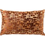 Dutch Decor Sierkussen Liva - Velvet - Koper/Bruin - 30x50 cm - Woonexpress