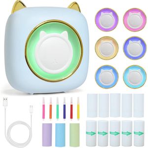 DailySupplies® Mini printer - Pocket Fotoprinter - Thermische - Draadloos voor Mobiel