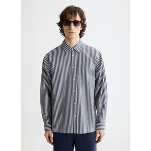 Scotch & Soda - Blouse - Gestreept - Heren - Relaxed Fit - Lange Mouwen