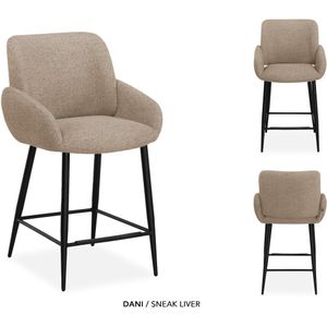 MX-Sofa - Barstoel Dani / Kleur: Liver