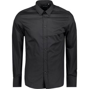 Antony Morato Overhemd Shirt Milano Mmsl00694 Fa450010 9000 Black Mannen Maat - 54