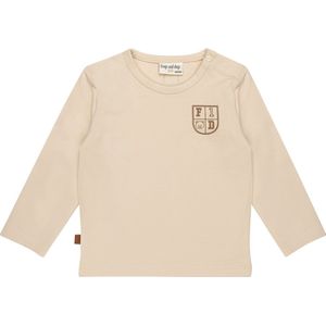 Frogs and Dogs - Play All Day Baby Shirt F&D | Smoke Gray - Katoen - Maat 86