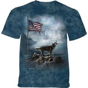 T-shirt American Storm Wolf KIDS S
