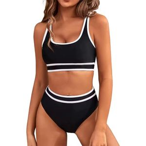 Sportieve Bikini - Dames Zwemkleding - Badpak - Zwempak - Hoge Taille