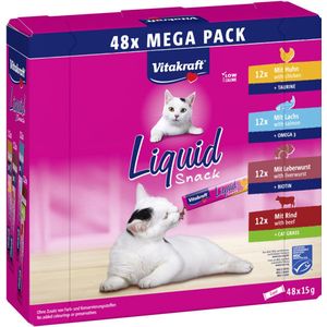 Vitakraft Liquid Snack Big Pack á 48st