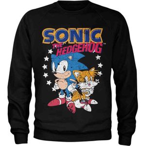 Sonic The Hedgehog Sweater/trui -M- Sonic & Tails Zwart