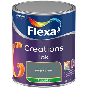 Flexa - Creations Lak Extra Mat - Greyed Green - Mengverf - 0.75 Liter