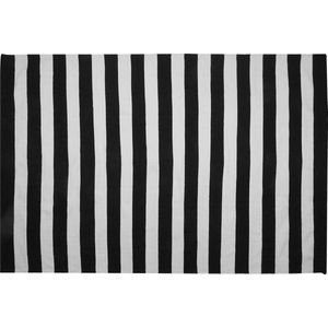 TAVAS - Outdoor kleed - Zwart - 160 x 230 cm - Synthetisch materiaal