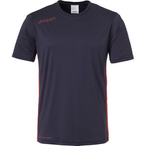 Uhlsport Essential Shirt Korte Mouw Kinderen - Marine / Rood | Maat: 104