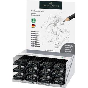 Faber-Castell grafietpotlood - Pitt Mat - display 144 stuks - FC-115230