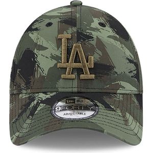 NEW ERA LA Dodgers Painted All Over Print Green 9FORTY Adjustable Cap